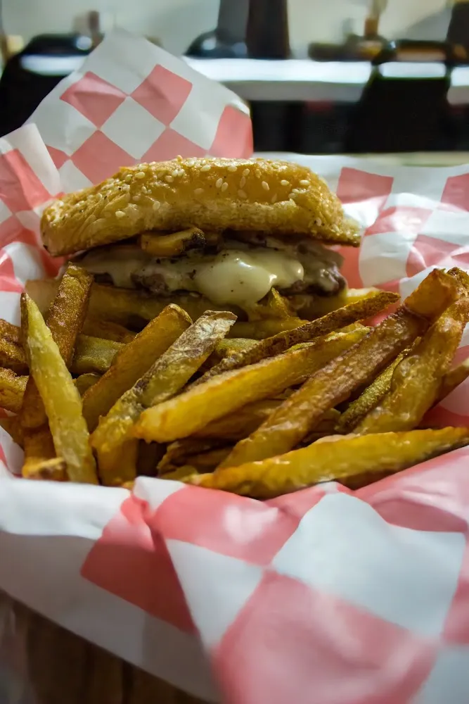 Swiss Mushroom Burger